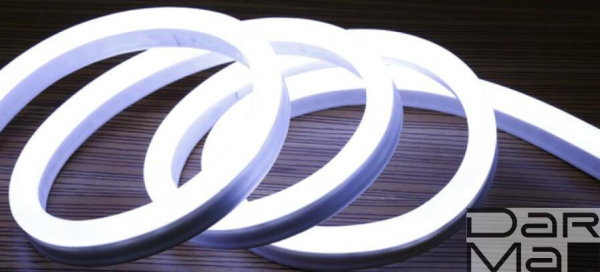 Гибкий неон Uniel 8W/m 120LED/m 2835SMD красный 50M ULS-N21-2835-120LED/m-8mm-IP67-220V-8W/m-50M-Red UL-00003770