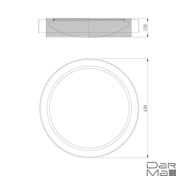 Потолочный светодиодный светильник Eurosvet Imperio 90287/1 черный/золото Smart