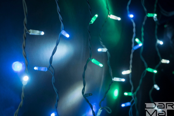 LED-RPLR-160-4.8M-240V-M(G/W/B)/WH-F(CW) Flash-хол. белый,  MULTY(G/W/B) белый провод