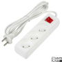 Удлинитель Uniel Ultra 3гн х 2м б/з S-CU3-2B White UL-00009994