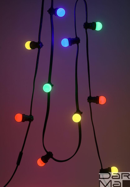 Лампа светодиодная ЭРА E27 1W 3000K синяя ERABL45-E27 Б0049573