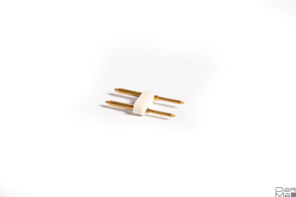 Коннектор прямой прозрачный для гибкого неона серии LM