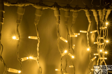 LED- PLRS-3720-240V-2*3М-WW/WH (теплые белые светодиоды/белый каучуковый пр)