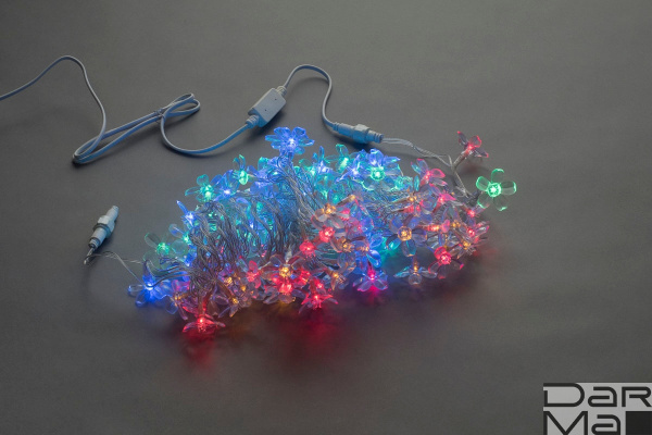 LED-XS-100-10M-230V-M мульти ЦВЕТЫ