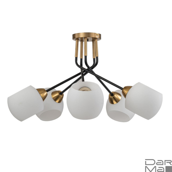 Потолочная люстра Escada Bond 2113/5P Copper/Black