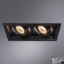 Встраиваемый светильник Arte Lamp Canis A6661PL-2BK