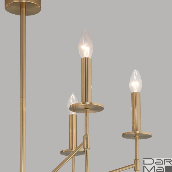 Подвесная люстра Eurosvet Anders 60142/6 латунь