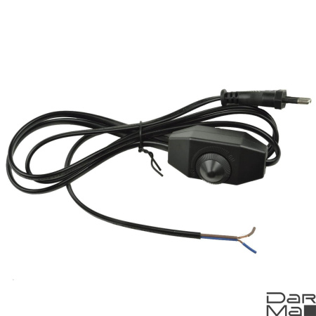 Шнур сетевой с вилкой и выключателем Uniel UCX-C30/02A-170 Black UL-00004438