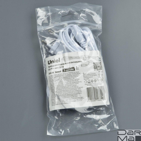 Провод Uniel UCX-PT3/L10-300 White 1 Sticker UL-00009616