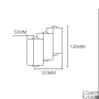 Уличный настенный светодиодный светильник Escada 30005W/01Led