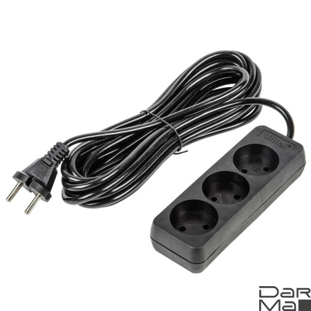 Удлинитель Uniel Ultra 3гн х 5м б/з S-CU3-5 Black UL-00009985