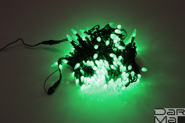 LED-PL-C6-4-G-220V-18-G, 20м, 200-205 светодиодов, зелёный