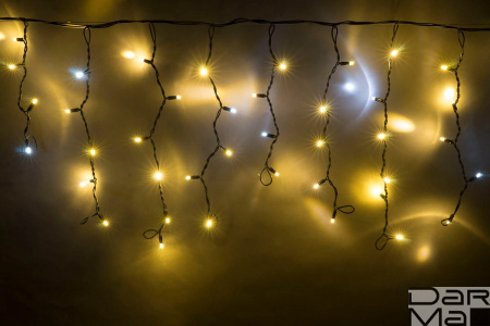 LED-RPLR-160-4.8M-240V-WW/BL-F(W) Flash на черном проводе