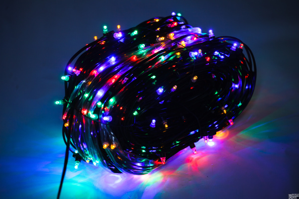 Клип Лайт 100 м Мульти  LED-KLP-333L-100M-12V-S-M