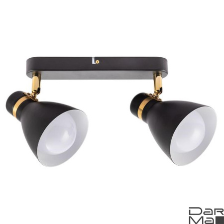 Спот Arte Lamp Fafnir A5047PL-2BK