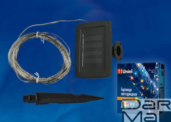 Гирлянда на солнечных батареях Uniel Роса USL-S-128/PT9900 Dew UL-00004672