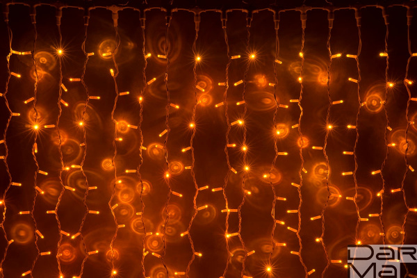 LED- PLRS-1920-240V-2*1,5М-Y/Y (желтые светодиоды/желтый каучуковый пр)