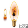Лампа накаливания Uniel E14 3W золотистая IL-N-C35-3/RED-FLAME/E14/CL UL-00002981