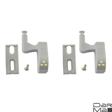 Мебельный светодиодный светильник Uniel ULK-C02 23A GREY SET2 UL-00008933