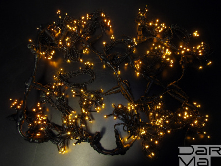 LED- PL-1920-2*1.5M-240V-Y/BL-T (жёлтые светодиоды/черн пр)