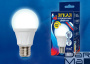 Лампа светодиодная диммируемая Uniel E27 12W 4000K матовая LED-A60 12W/4000K/E27/FR/DIM PLP01WH UL-00004289
