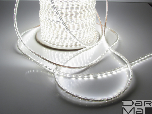 Светодиодная лента LT-FCB-2W-3528-60L-240V-W-100M белый, 6*9мм new 2016