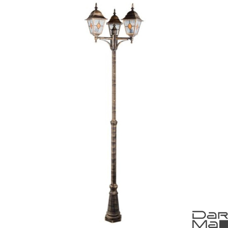 Садово-парковый светильник Arte Lamp Madrid A1542PA-3BN