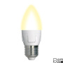 Лампа светодиодная диммируемая Uniel E27 7W 3000K матовая LED-C37 7W/3000K/E27/FR/DIM PLP01WH UL-00004297