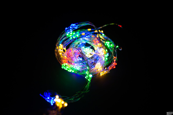 Гирлянда РОСА 3 м Мульти 300 LED Фиксинг