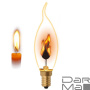 Лампа накаливания Uniel E14 3W золотистая IL-N-CW35-3/RED-FLAME/E14/CL UL-00002982