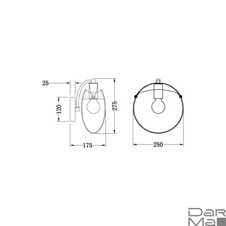 Бра Vele Luce Dialma VL5183W21