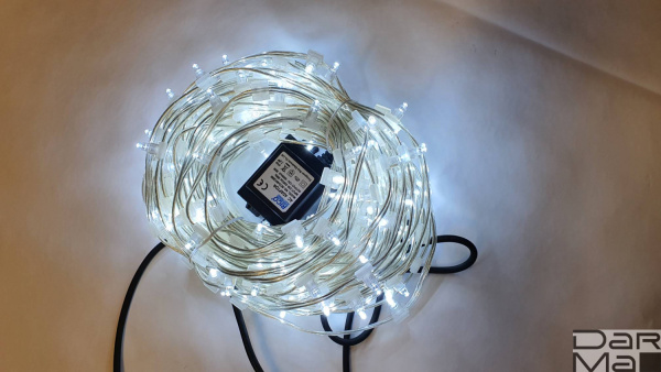 LED-LP-200-30M-12V-W, Светодиод. клип-лайт, 30М (прозрачный провод)