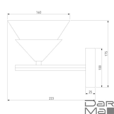 Бра Eurosvet Rylee 70138/1 хром