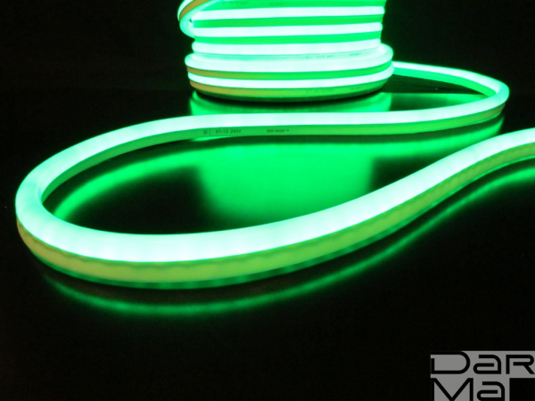 LNH-FX-50-24V-G, проф.,14х27,5мм, зеленый  (отгружается только бухтами 50.05м)