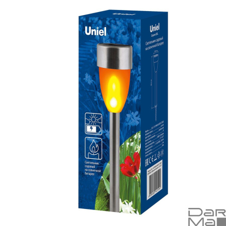 Светильник на солнечных батареях Uniel Special USL-S-187/MM360 Metal Torch UL-00007926