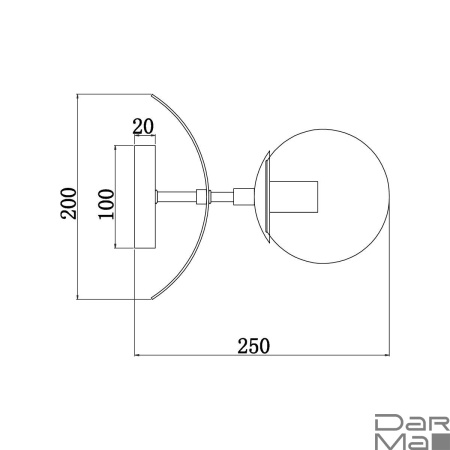 Бра Vele Luce Intenso VL1413W01
