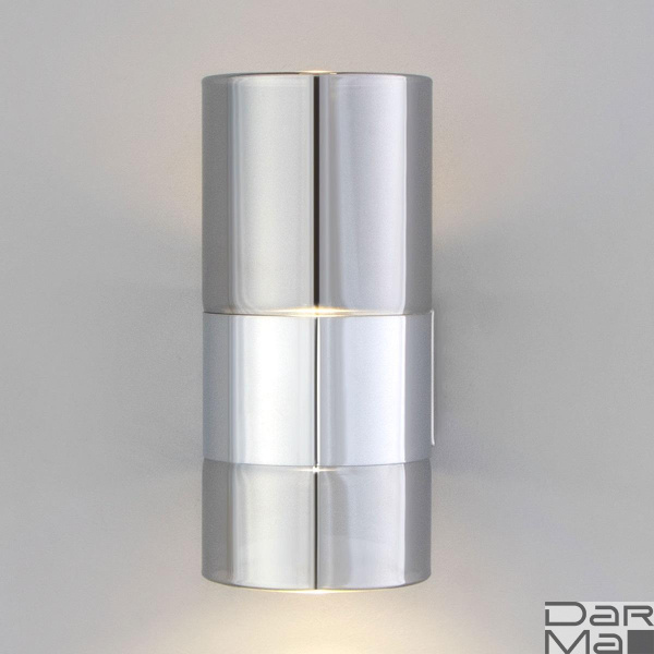 Настенный светодиодный светильник Eurosvet Watford 40021/1 LED хром/дымчатый