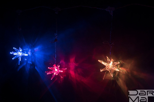 LED-PL-BA-6-24V, свет. бахрома с насадками кристаллы