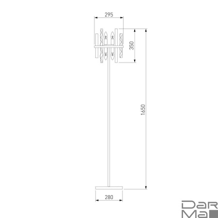 Бра Eurosvet Peony 60136/1 хром/графит