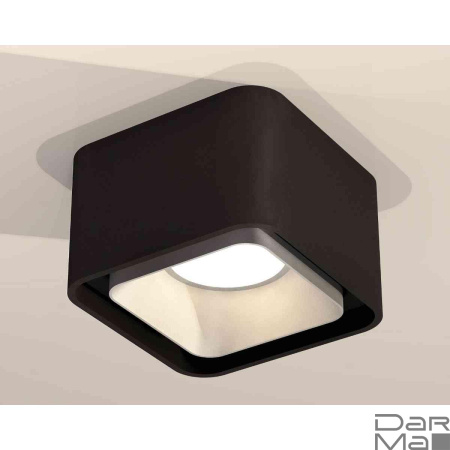 Комплект накладного светильника Ambrella light Techno Spot XS7833003 SBK/SSL черный песок/серебро песок (C7833, N7703)