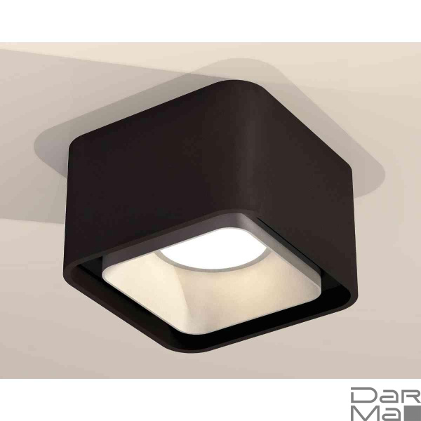 Комплект накладного светильника Ambrella light Techno Spot XS7833003 SBK/SSL черный песок/серебро песок (C7833, N7703)