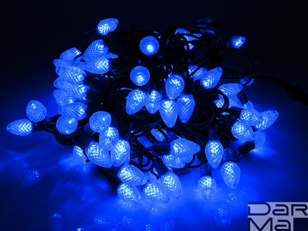 LED-PL-C7-8-G-220V-18-B, 20м, 96 LED синий