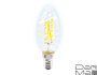Лампа светодиодная филаментная Ambrella light E14 6W 6400K прозрачная 202126