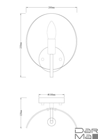 Бра Moderli Ardis V7091-1W