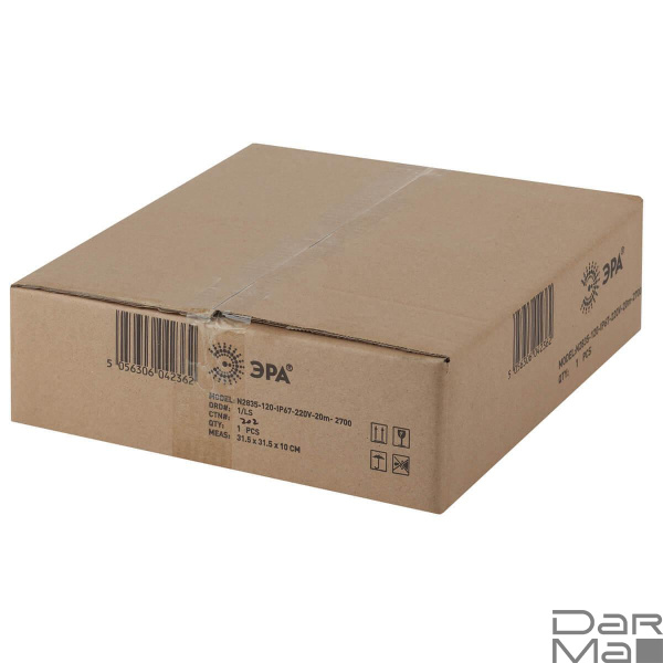 Гибкий неон ЭРА 2835SMD теплый белый 20M N2835-120-IP67-220V-20m-2700 Б0043074