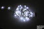 LED-PLR-100-15M-25MM-240V-W/WH -W/O белая/белый провод, соединяемая (без силового шнура) шарик D25