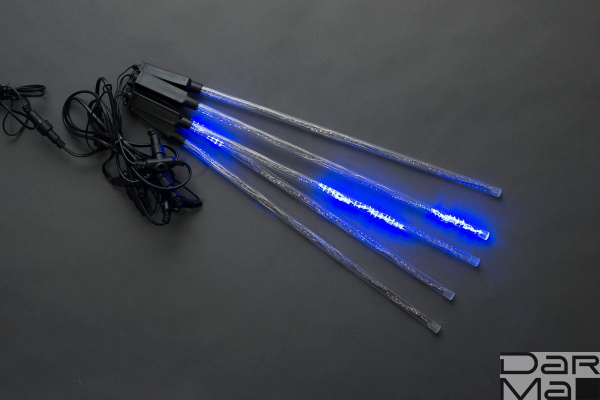 Сосульки Трубки съемные 5шт 0,5М Син. LED-PL-SNOW-320L-5-12V-B