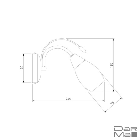 Бра Eurosvet 22080/1 золото