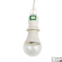 Патрон подвесной с выключателем и штепсельной вилкой Uniel DLC-P-T50B/E27 2M White UL-00007434