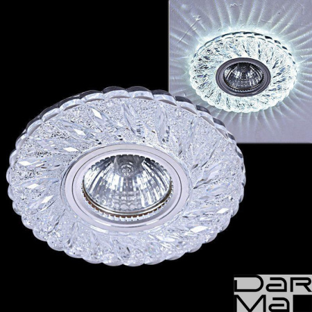 Встраиваемый светильник Reluce 51015-9.0-001MN MR16+LED3W WH
